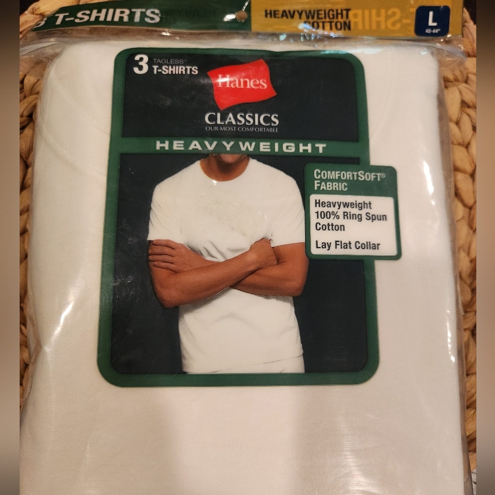 Hanes Classics White Heavyweight T-Shirts